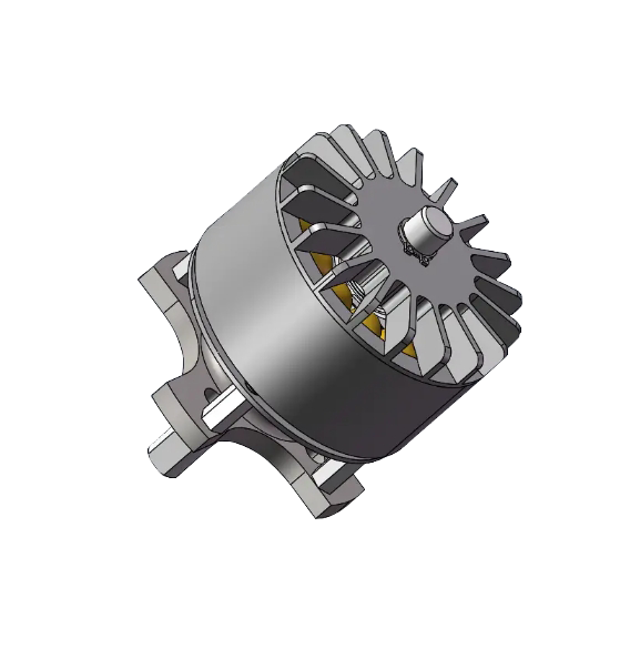 Бесщеточный двигатель постоянного тока для цифровых инструментов диаметром 49 мм серии WO49